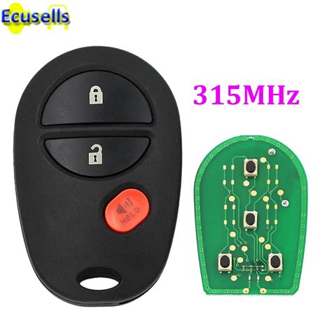 New Keyless Entry Button Mhz Remote Car Key Control Fob For Toyota