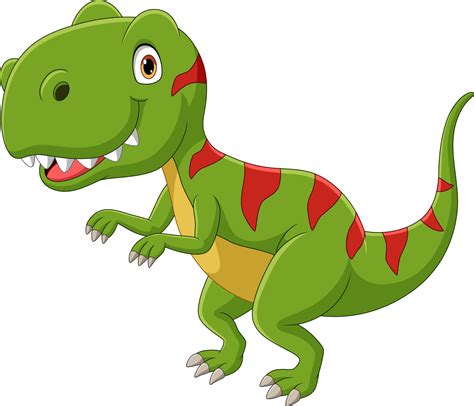 Cartoon Green Dinosaur Coloring Page Mimi Panda