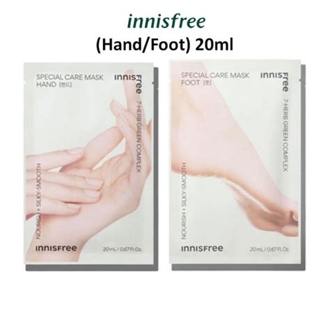 100 Original Innisfree Special Care Mask For Hand Foot 20ML 1