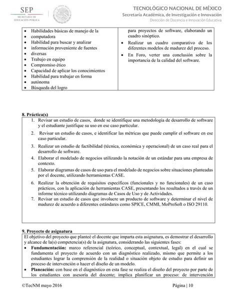 Plan Fundamentos De Ingeniería De Software Pdf