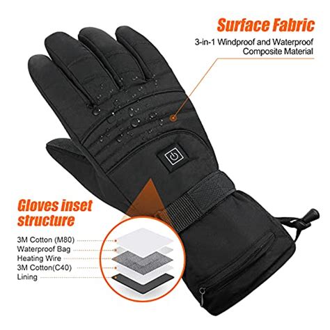 Thin Heated Gloves Battery Operatedcanyuwci Electric Hands Warmers