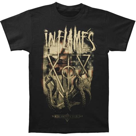 In Flames Octopus 2015 Tour T Shirt 2642 | Kitilan