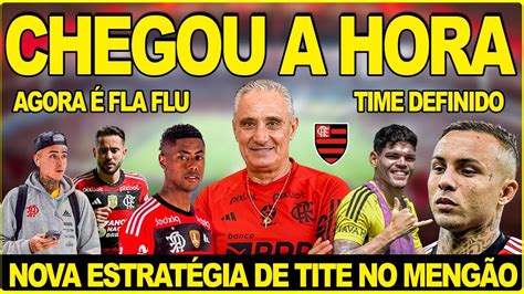 NOVA ESTRATÉGIA DO TÉCNICO TITE NO FLAMENGO AGORA É FLA X FLU NO