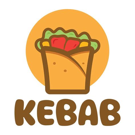 Kebab Restaurant Minimalist Logo Design 50053074 Vector Art At Vecteezy