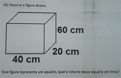 Solved Observe A Figura Abaixo Essa Figura Representa Um Aqu Rio