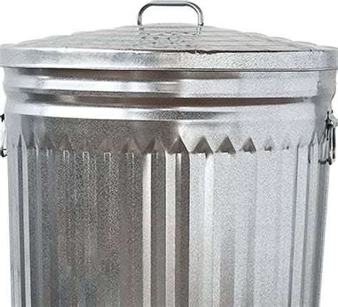 Behrens Gallon Steel Trash Can Off Champi Br