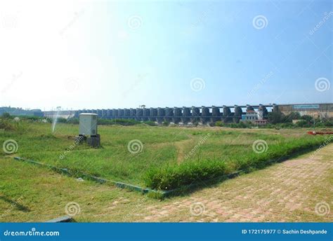 Almatti Dam Hydroelectric Project On The Krishna River In North ...