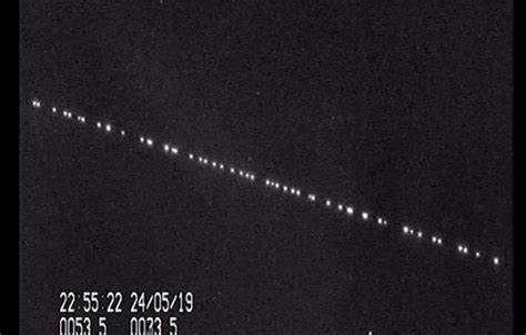 An astronomer in the Netherlands captured stunning video of 60 Starlink ...