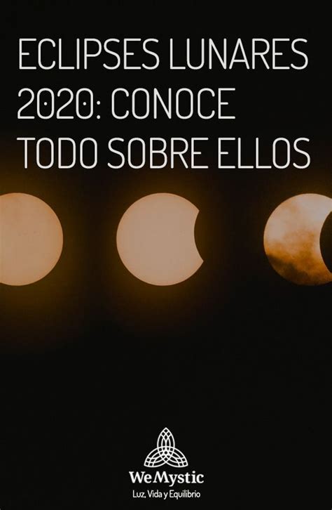 Eclipses Lunares 2020 Conoce Todo Sobre Ellos Wemystic En 2020