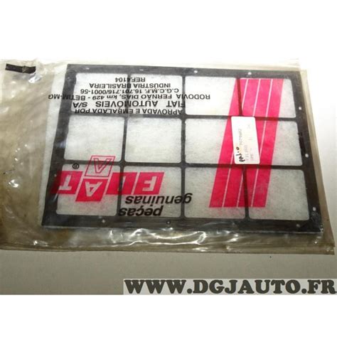 Filtre Habitacle Interieur 7079682 Pour Fiat Palio Siena Strada Au