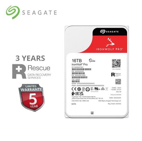 Seagate IronWolf Pro 16TB ST16000NT001 ST16000NE000 NAS Drive 7200RPM