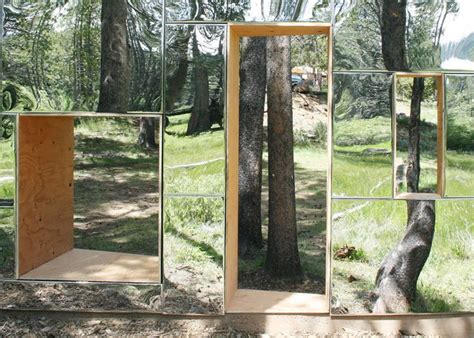 Invisible Barn Is A Mirror Clad Cabin Camouflaged Among Trees Mirror