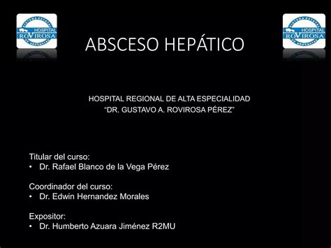 Absceso Hepático Piogeno y Amebiano PPT