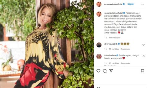 Foto Internada Susana Vieira Agradeceu Aos Seguidores Pelas Mensagens