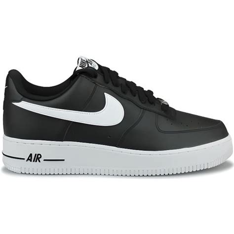 Basket Nike Air Force 1 07 An20 Noir Homme Cuir Lacets Noir