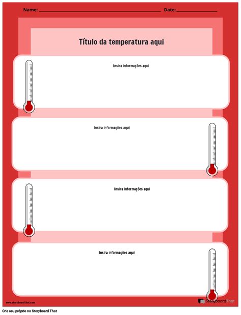 Temp Retrato Cor 3 Storyboard Von Pt Examples