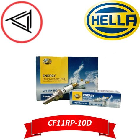 HELLA MOTORCYCLE SPARK PLUG COPPER STANDARD CF11RP 10D 2 TIPS