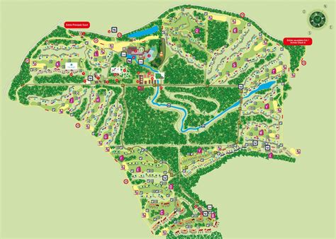 Center Parcs Les Trois For Ts Kaart Plattegrond De Beste