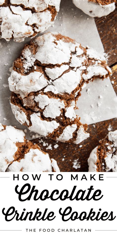 Best Fudgy Chocolate Crinkle Cookies The Food Charlatan