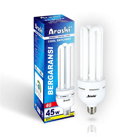 Arashi Lampu Hemat Energi 4U 45W