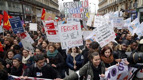 Tens of thousands rally across France to protest labor reform | Mashable