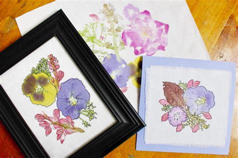 Hammered Flower Prints On Fabric Welcome To Nanas