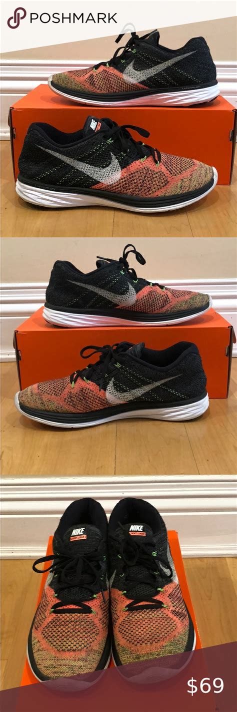 Nike Flyknit Lunar 3 Multicolor Athletic Shoes