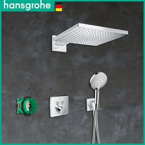 ⭐ 實體門市 德國品牌 Hansgrohe 漢斯格雅 Raindance E 恆溫 埋壁 花灑 頂灑 蓮蓬頭 27952 蝦皮購物