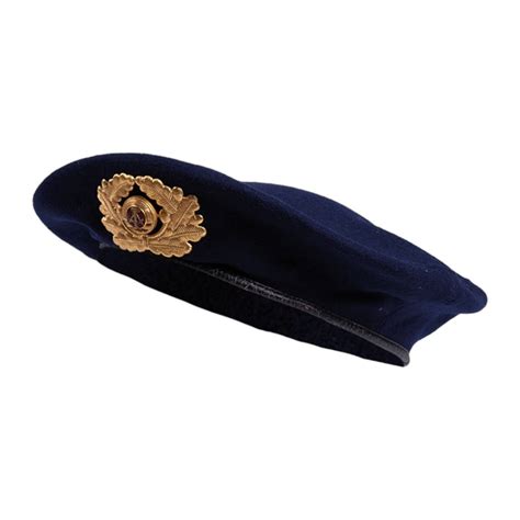 Blue Beret Vm Military Surplus From East German Army Used