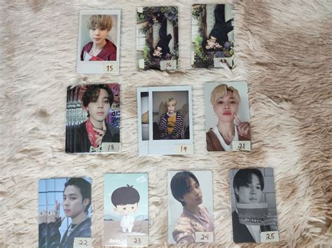 Onhand Bts Jimin Official Photocards Pc Pob Sg Sg Dicon