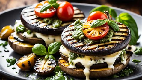 Pesto Mozzarella Stuffed Portobellos Recipe