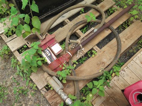 Black Toolbox Red Parts Washer And Hand Crank Fuel Pump Oahu Auctions