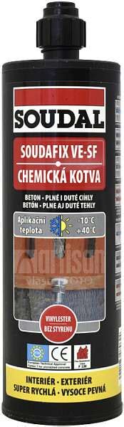 SOUDAL SOUDAFIX VE SF chemická kotva 280 ml expedice do 2 dní