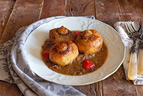 Patatas Rellenas De Carne Guisada A La Asturiana El Toque De Bel N