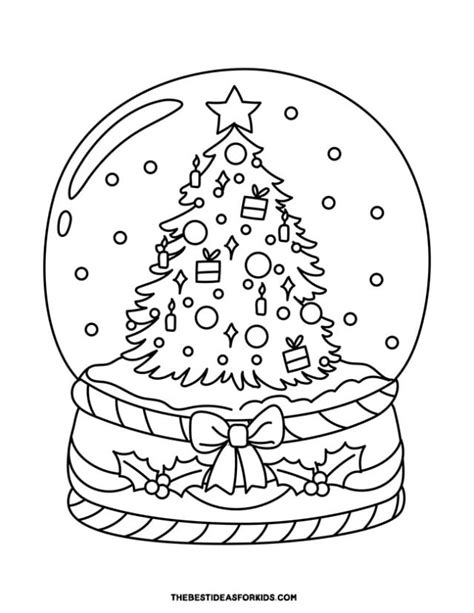 Christmas Tree Coloring Pages Free Printables The Best Ideas For Kids