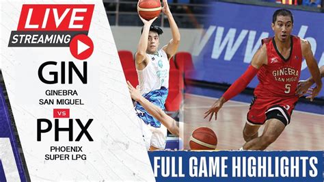 PBA LIVE Brgy Ginebra Vs Phoenix Super LPG 2023 PBA On Tour June