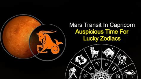 Mars Transit In Capricorn 2024 Lucky Period For 3 Zodiac Signs