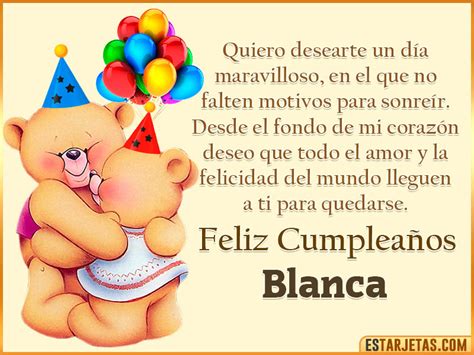 Feliz Cumpleaños Blanca Imágenes Tarjetas y Mensajes