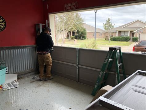 Garage Door Panel Replacement In Forney Tx Veteran Owned