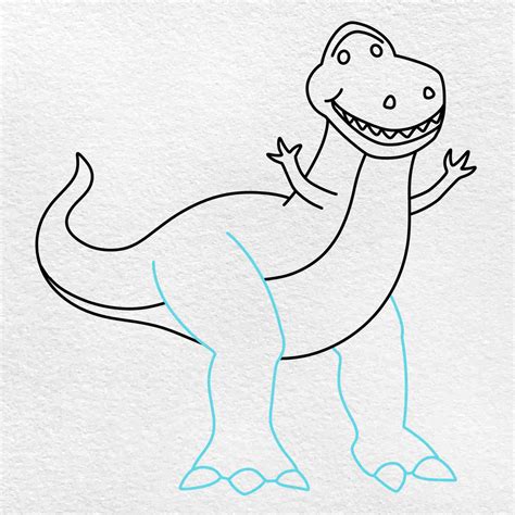 How to Draw Rex (Toy Story) - HelloArtsy