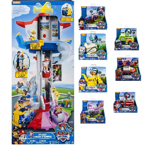 Paw Patrol My Size Lookout Tower W Vehicle Playsets Complete Set New