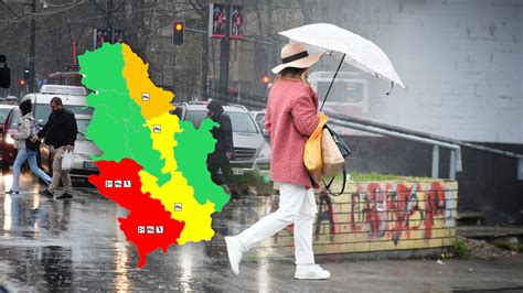 Rhmz Izdao Upozorenje I Upalio Crveni Meteoalarm Za Srbiju U Ovim