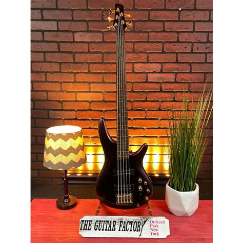 Ibanez Sr305edx Standard 5 String Electric Bass Rose Gold Chameleon Jatoba Fretboard Tgf11