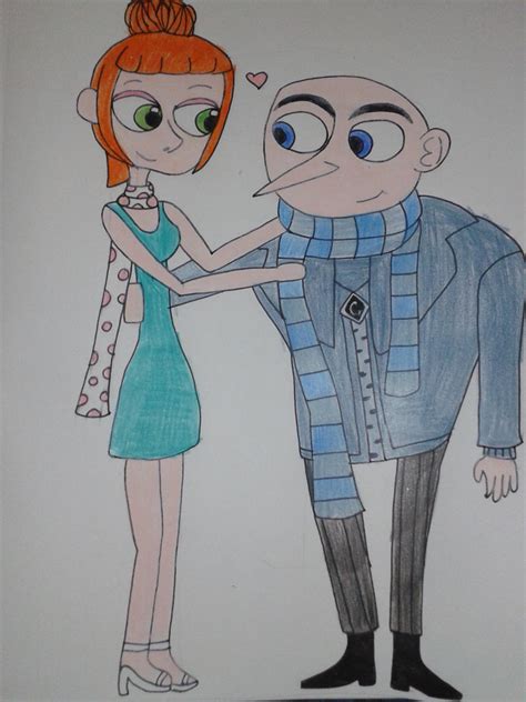 Lucy and Gru by ronekimew on DeviantArt