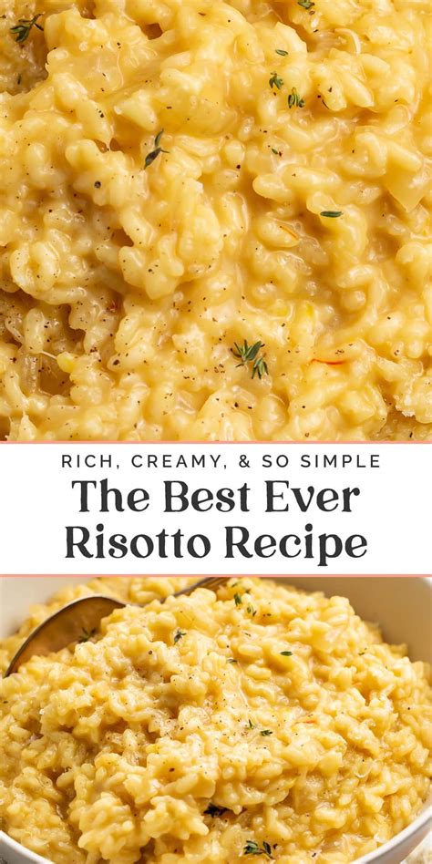 The Best Ever Risotto Recipe 40 Aprons