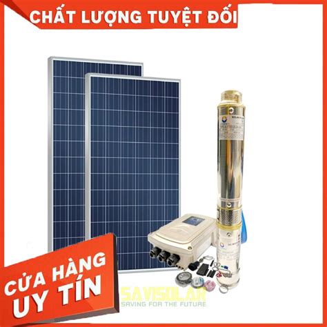 Bơm Nước Năng Lượng Mặt Trời 1 3hp Bơm Hỏa Tiễn điện Nlmt Trực Tiếp