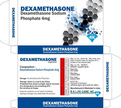 Dexamethasone Sodium Phosphate At Best Price In New Delhi By R K Life