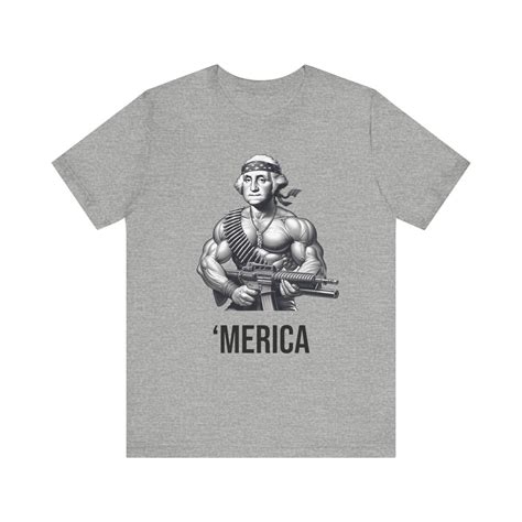 Merica George Washington Shirt Funny 4th Of July T Shirt Perfect