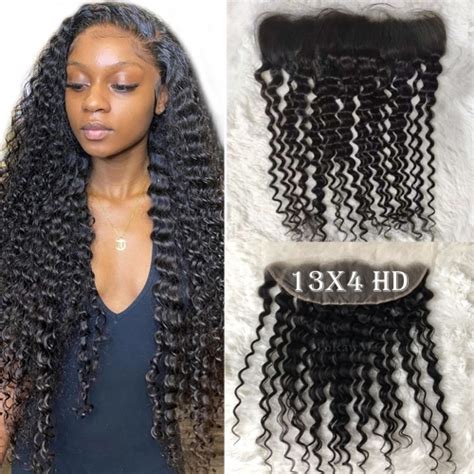 Virgin Human Hair 13x4 Lace Frontal Brazilian Ear To Ear Closure Online