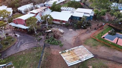 Gobsmacked Homes Damaged Roof Torn Off School During Violent But